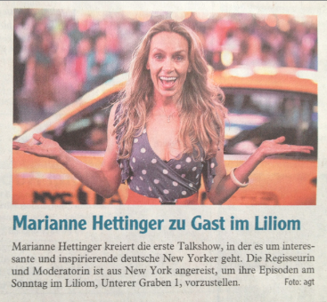 Marianne Hettinger Hallo New York